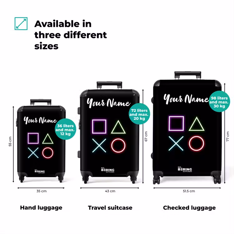 Suitcase with name - Game On — 3