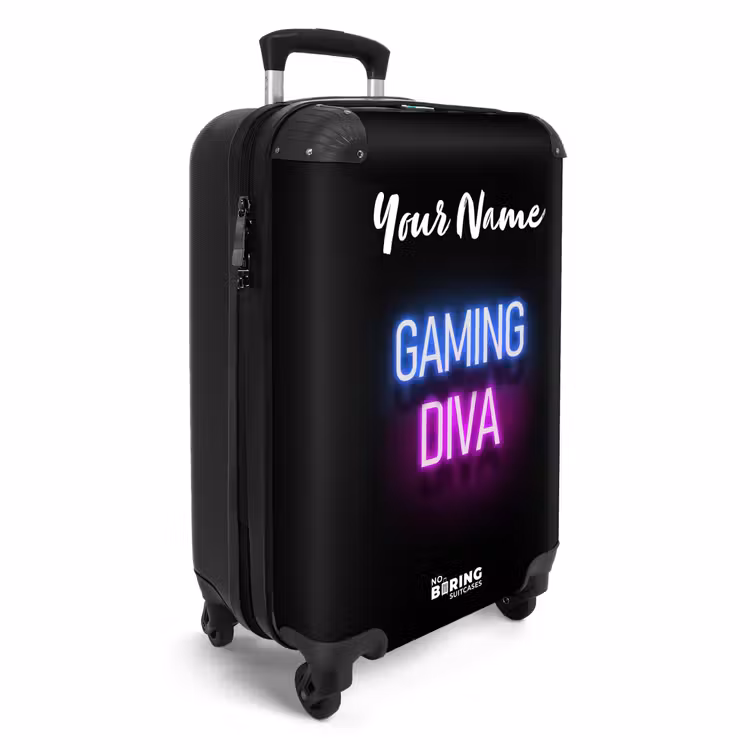 Suitcase with name - Gaming Diva — 2