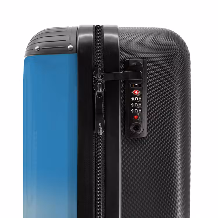 Suitcase with name - Hotrod flames — 6