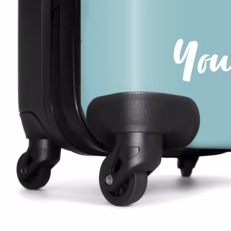 Suitcase with name - Hotrod turquoise — 7