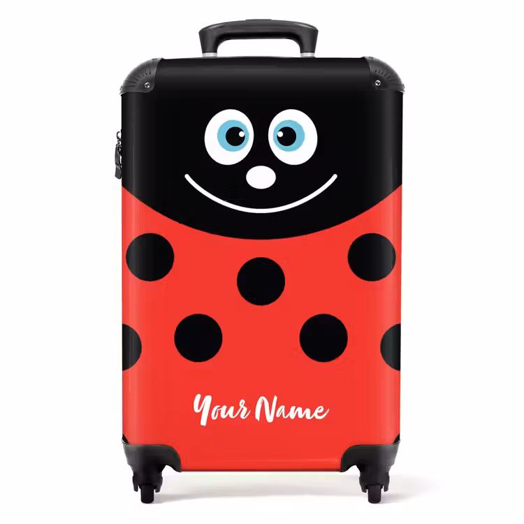 Suitcase with name - Lilly ladybug — 1