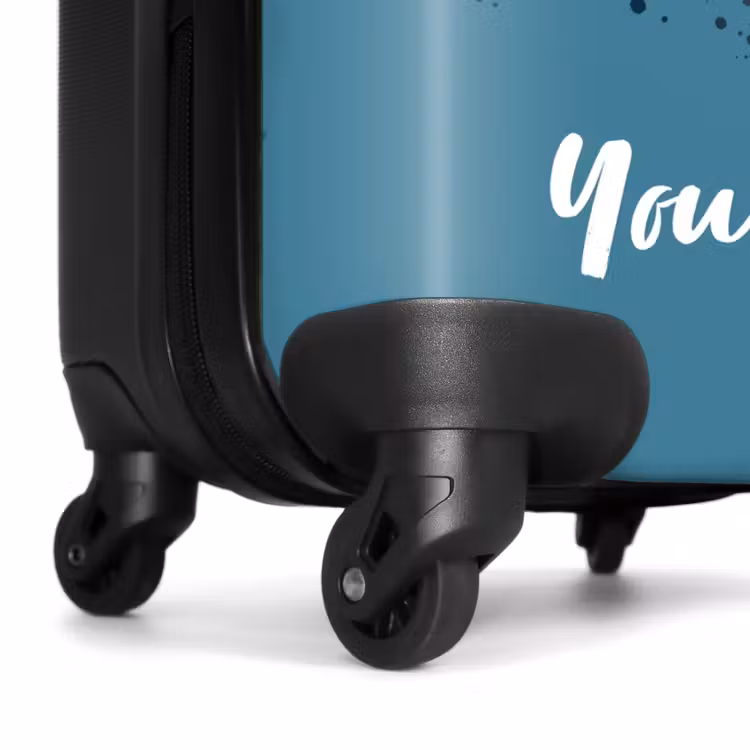 Suitcase with name - Monster Wheels — 7