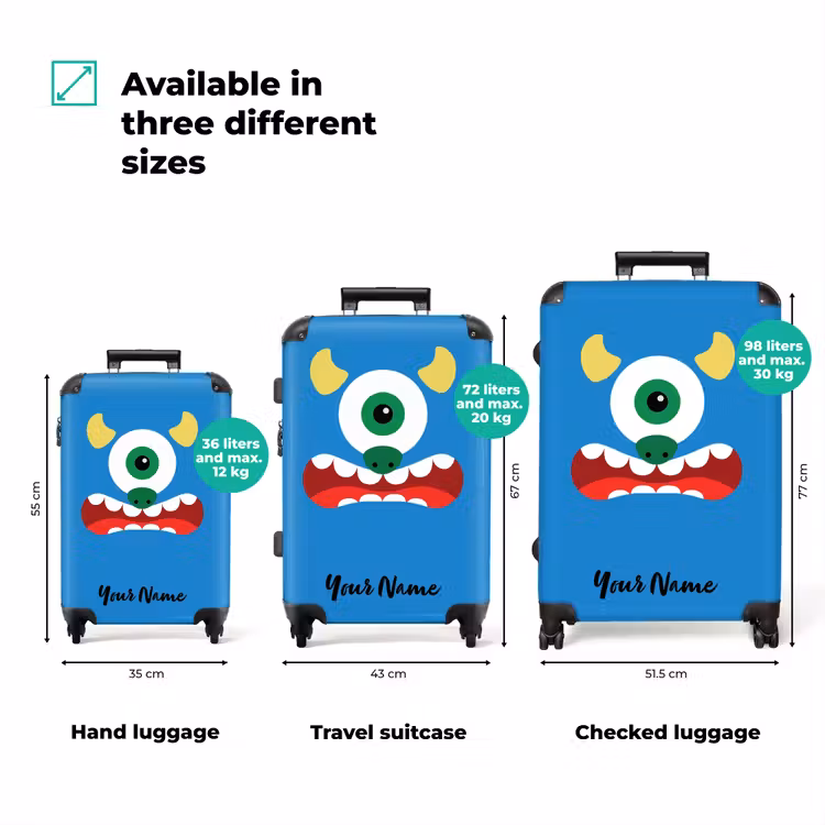 Suitcase with name - Mustafa sample — 3