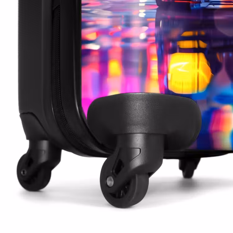 Suitcase with name - Neon nightcar — 7