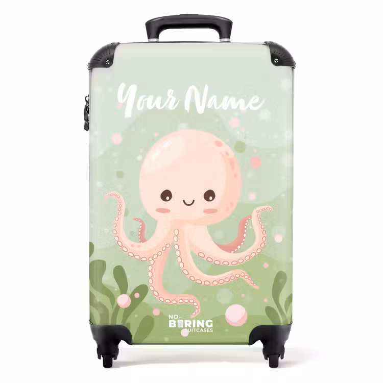 Suitcase with name - Olga octopus — 1