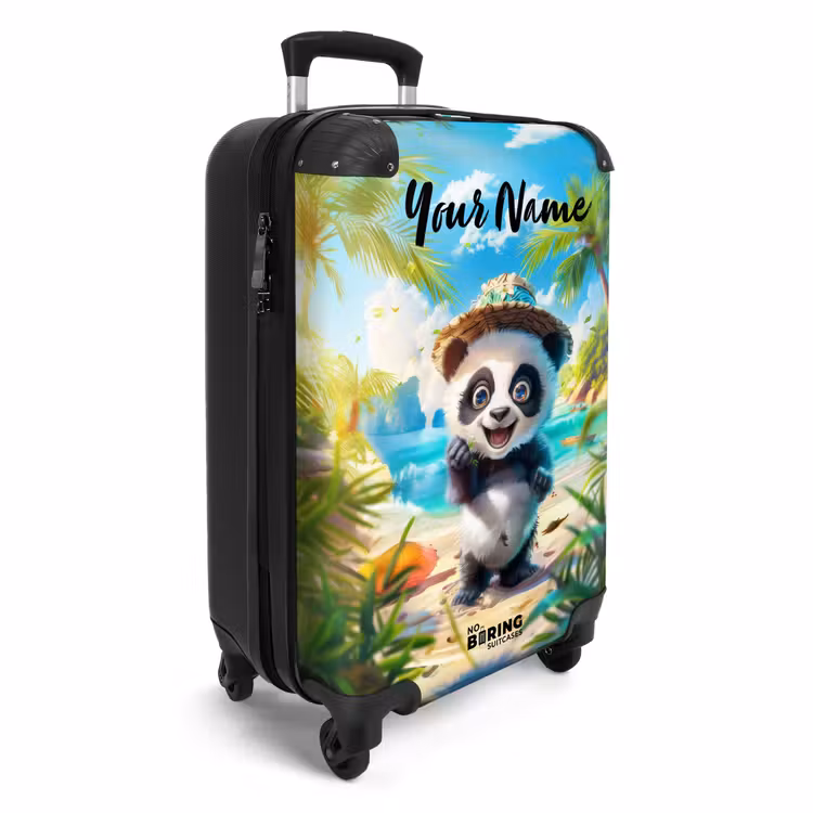 Suitcase with name - Pablo panda — 2