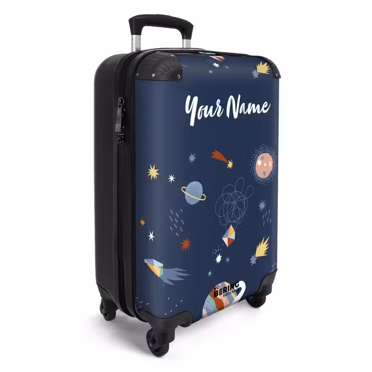 Suitcase with name - Planetarium — 2