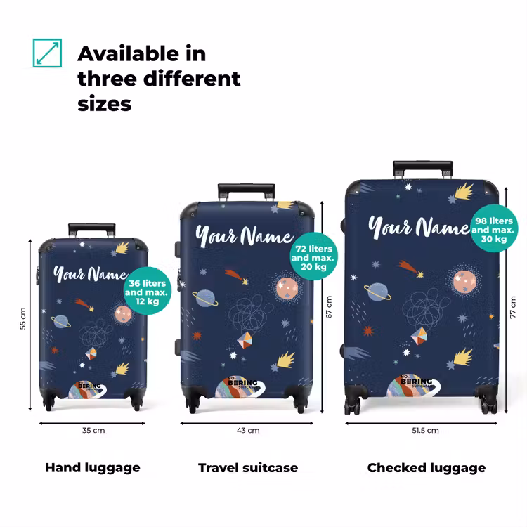 Suitcase with name - Planetarium — 3