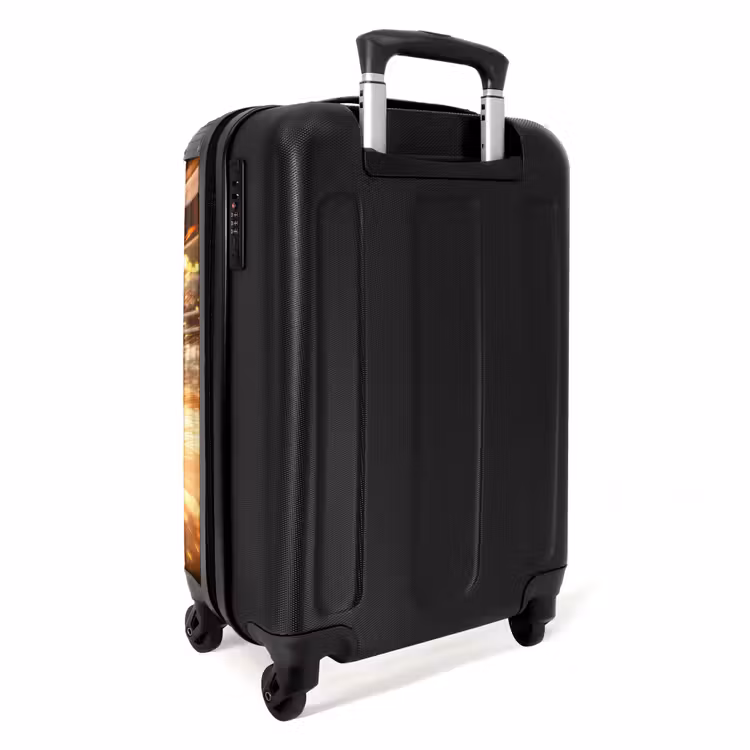 Suitcase with name - Rapid red — 4