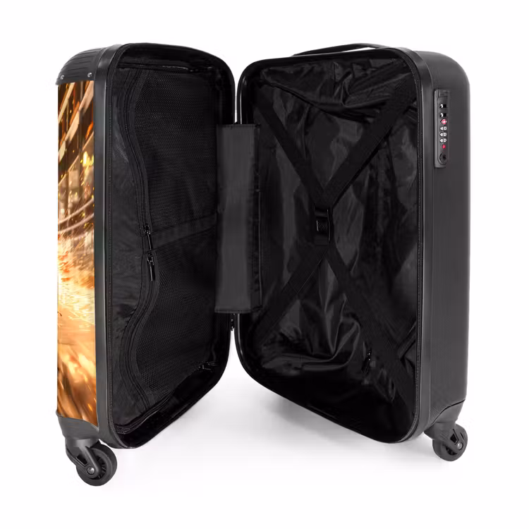 Suitcase with name - Rapid red — 5