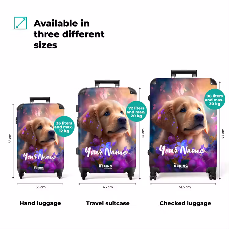 Suitcase with name - Rudy Retriever — 3