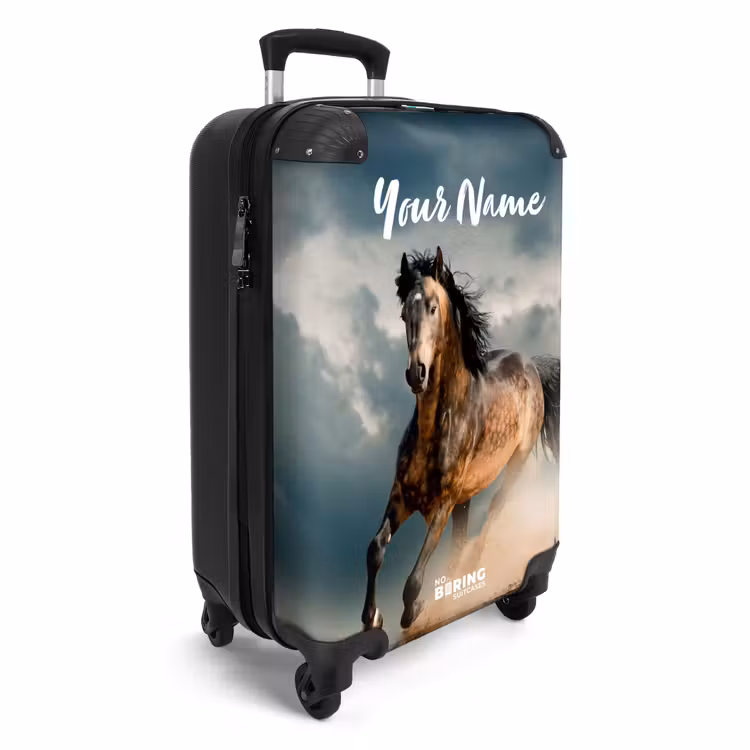 Suitcase with name - Sandy in storm — 2