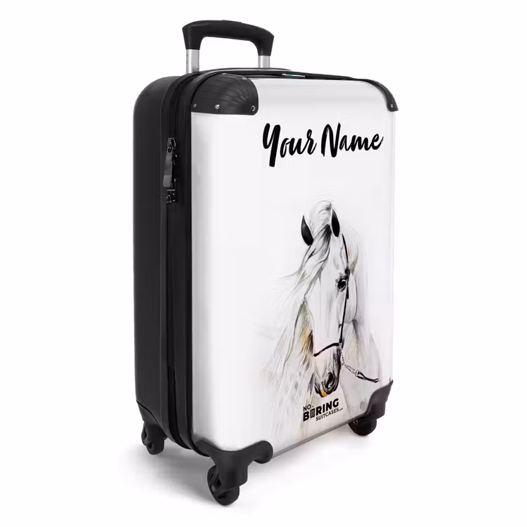 Suitcase with name - Snowflake — 2