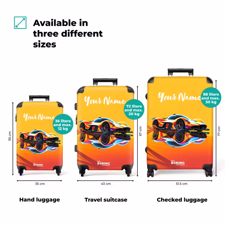Suitcase with name - Sunbeam sprinter — 3