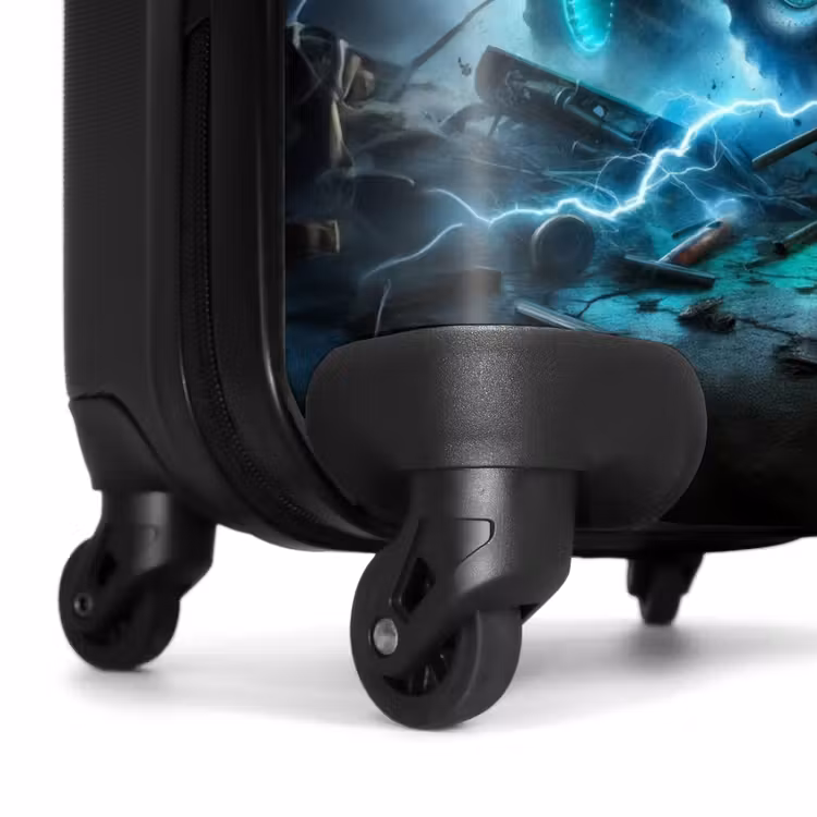 Suitcase with name - Thunder Wheels — 7