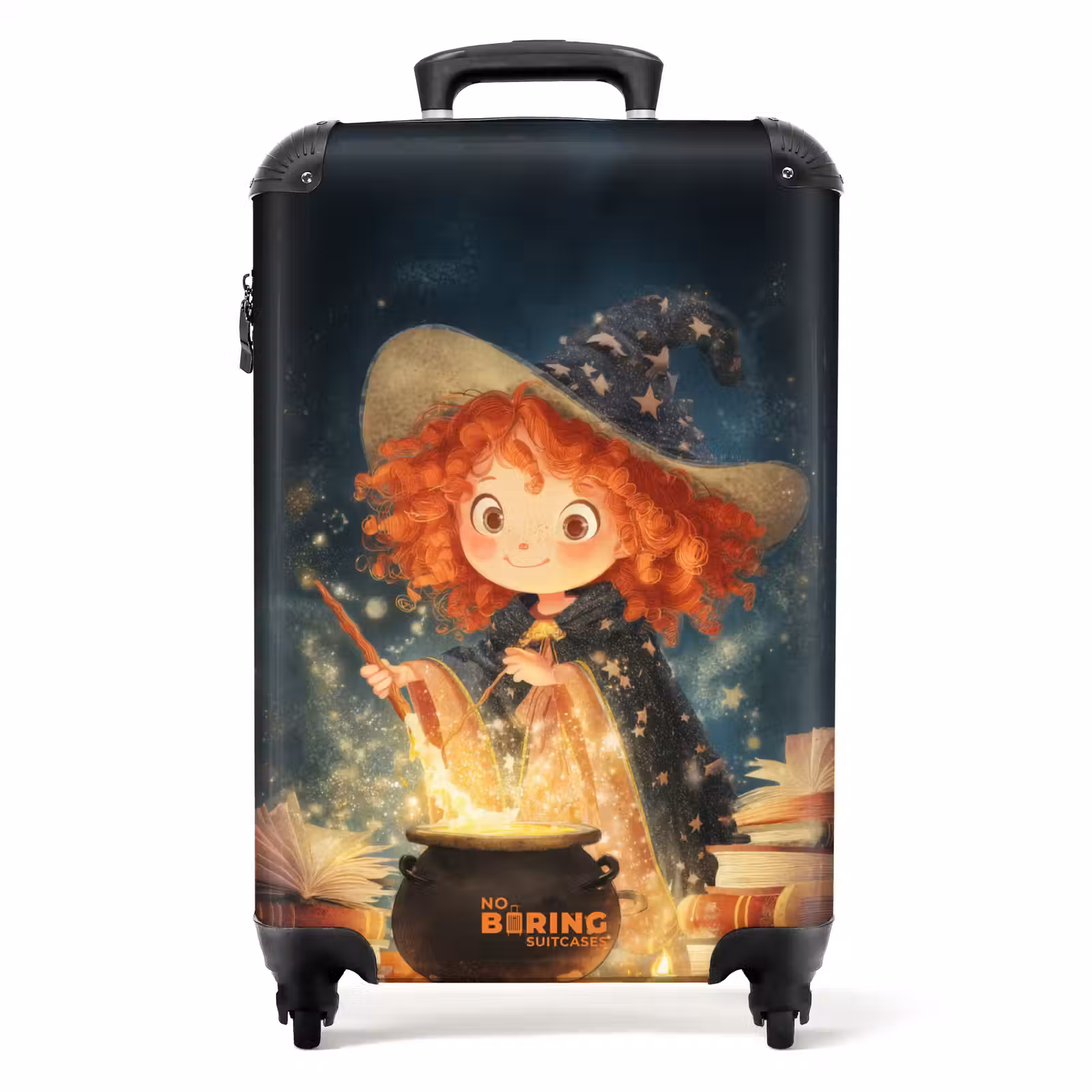 Suitcase - Witch with red hair — 1