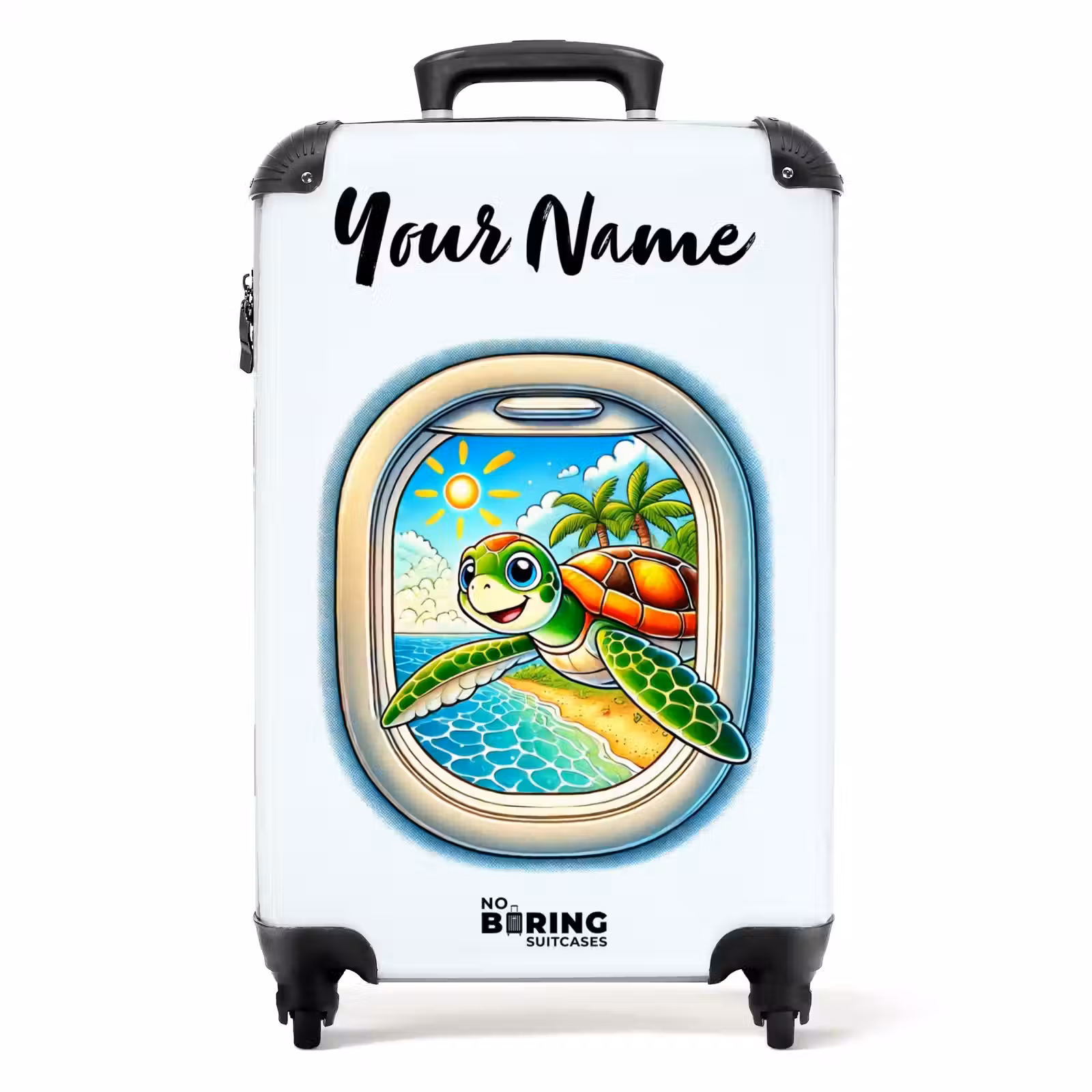 Suitcase with name - Tropic turtle — 1