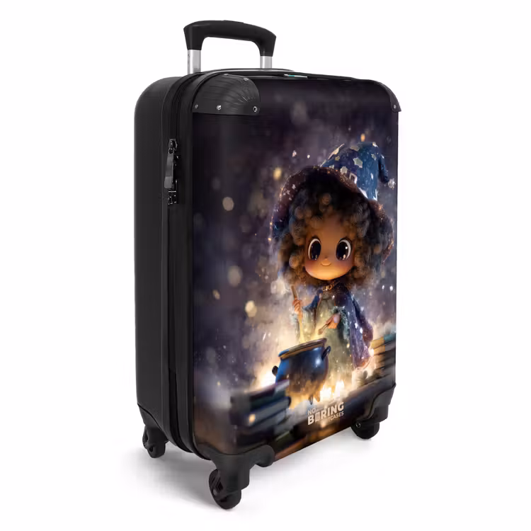 Suitcase - Witch with dark curls — 2