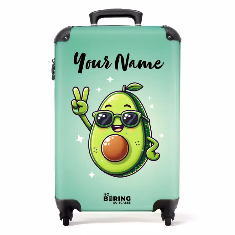 Suitcase with name - Appie avocado — 1