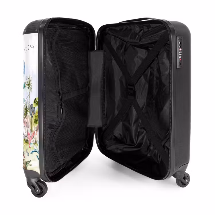 Suitcase with name - Jungle safari — 5