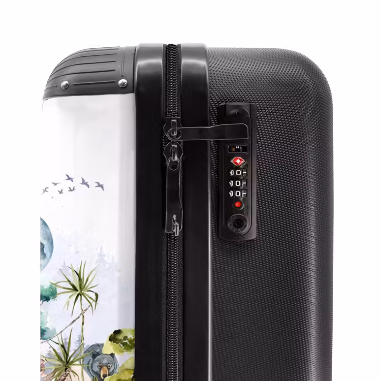 Suitcase with name - Jungle safari — 6