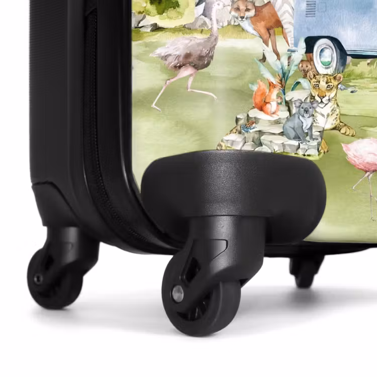Suitcase with name - Jungle safari — 7