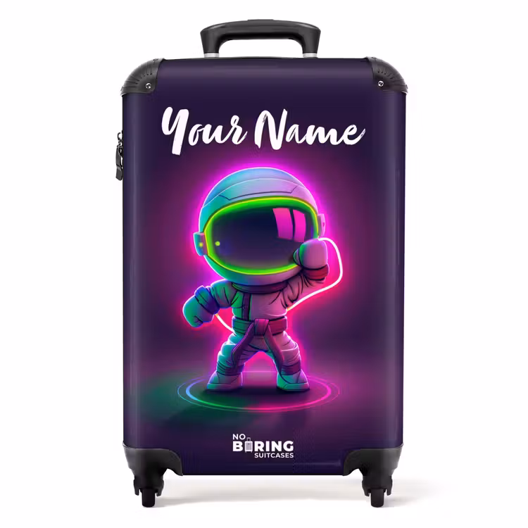 Suitcase with name - Space karate — 1