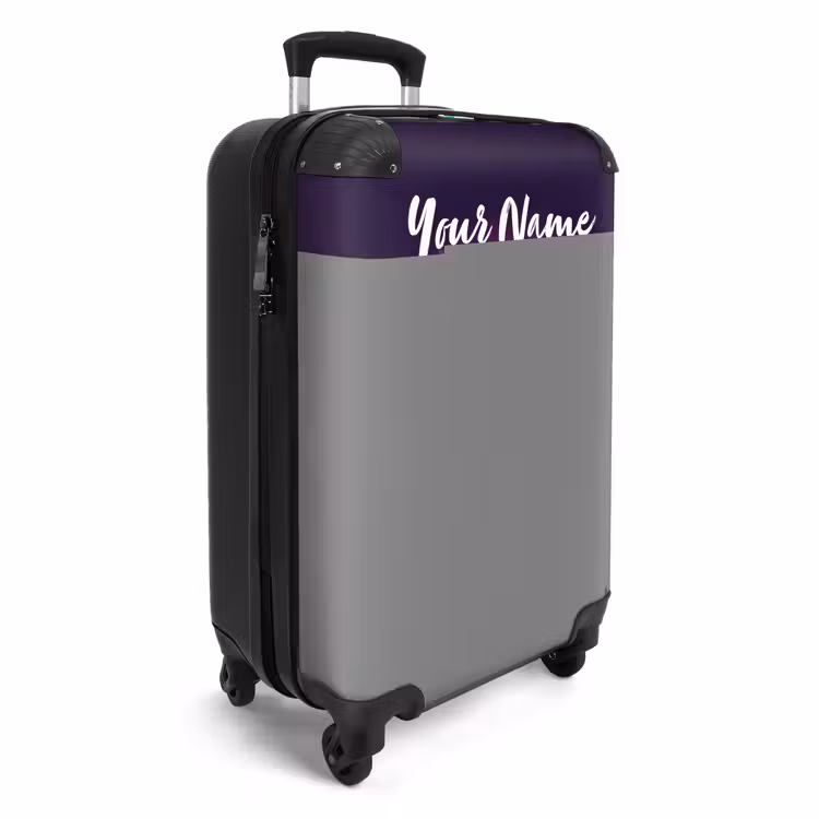 Suitcase with name - Space karate — 2