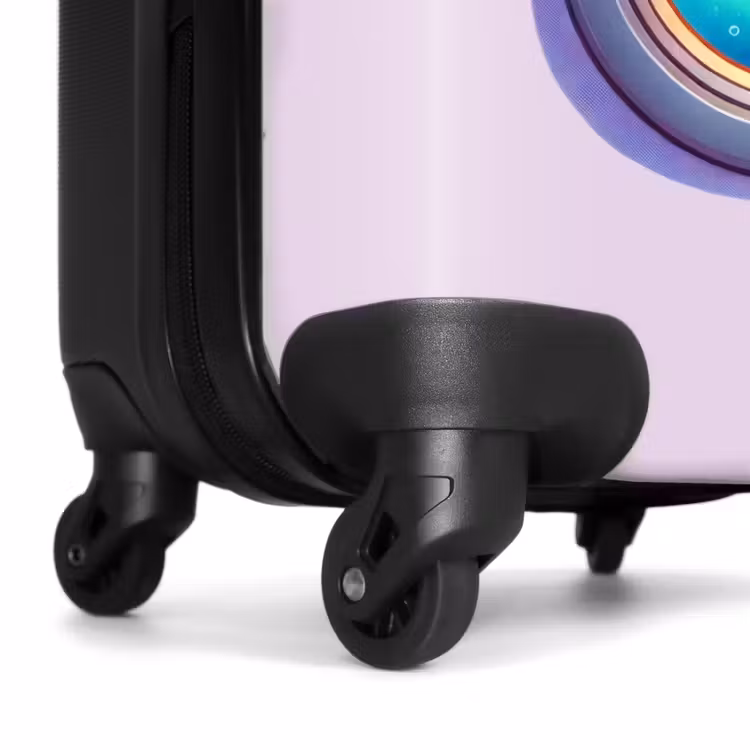 Suitcase with name - Sunset turtle — 7