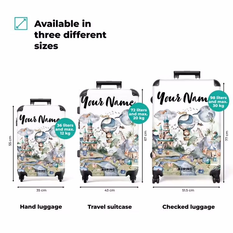 Suitcase with name - Toverland — 3