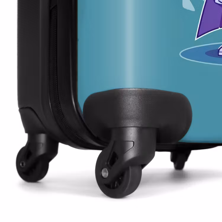 Suitcase with name - Turquoise tornado — 7
