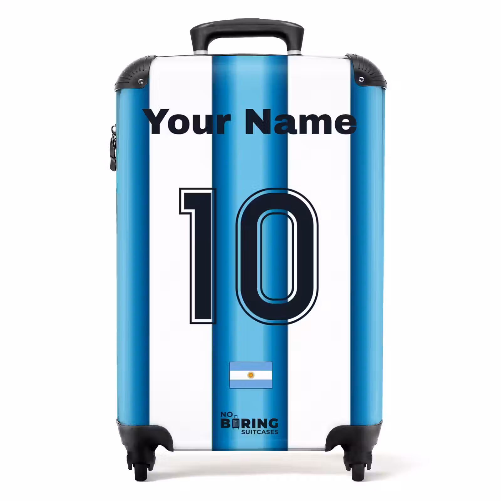 Suitcase with name - Argentina home jersey — 1