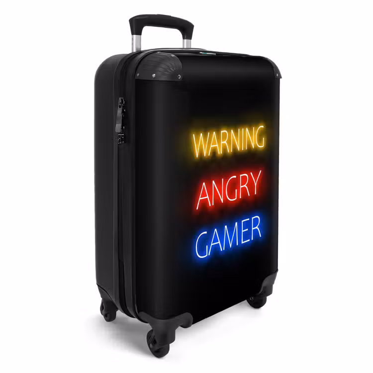 Suitcase - Warning Angry Gamer — 4