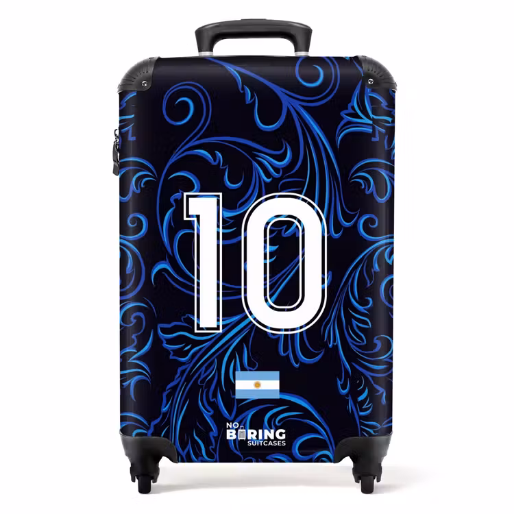 Suitcase with name - Argentina away jersey — 1