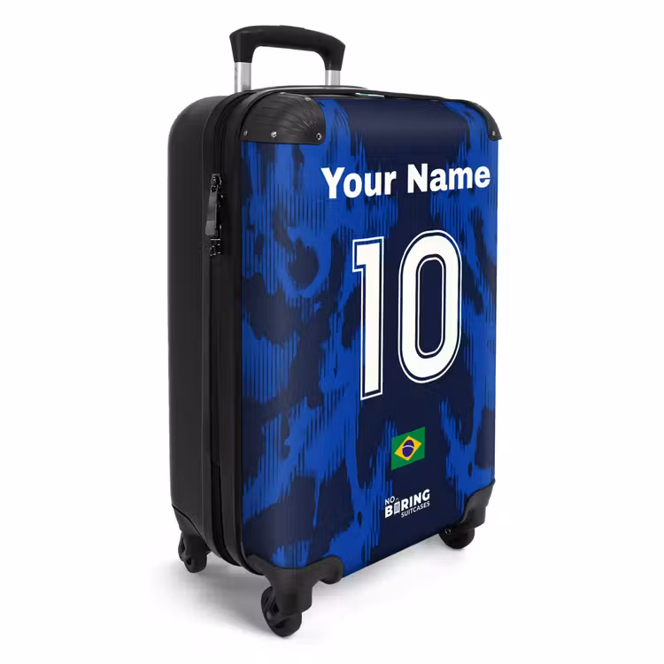 Suitcase with name - Brazil away jersey — 4
