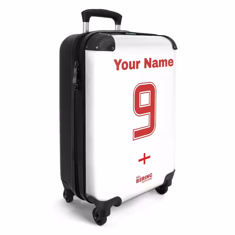 Suitcase with name - England home jersey — 4