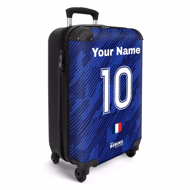 Suitcase with name - France home jersey — 4