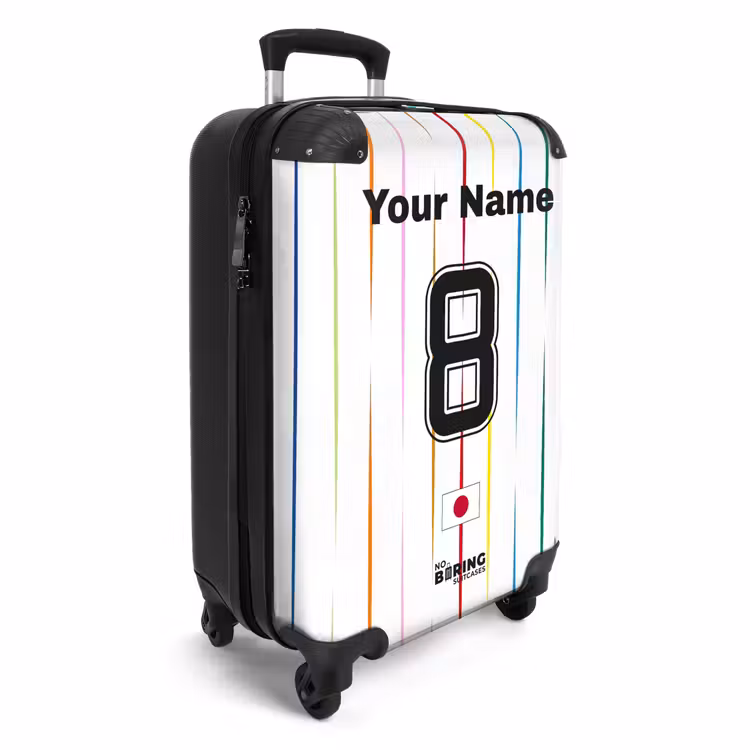 Suitcase with name - Japan away jersey — 4