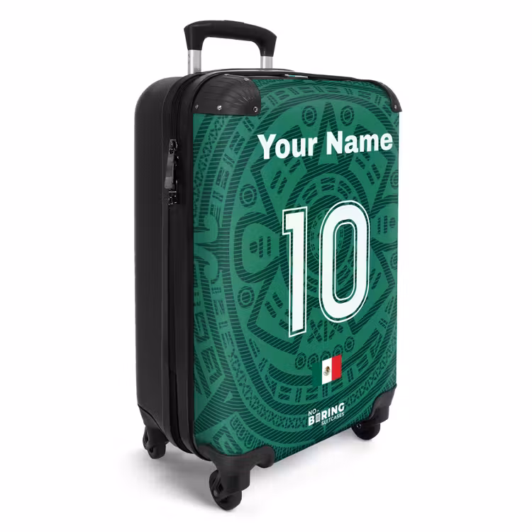 Suitcase with name - Mexico home jersey — 4