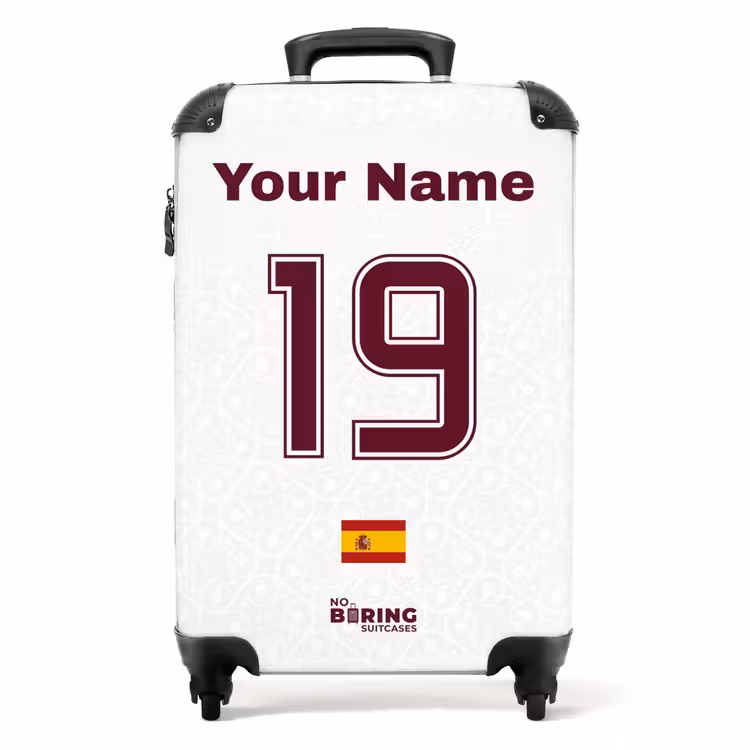 Suitcase with name - Spain away jersey — 1