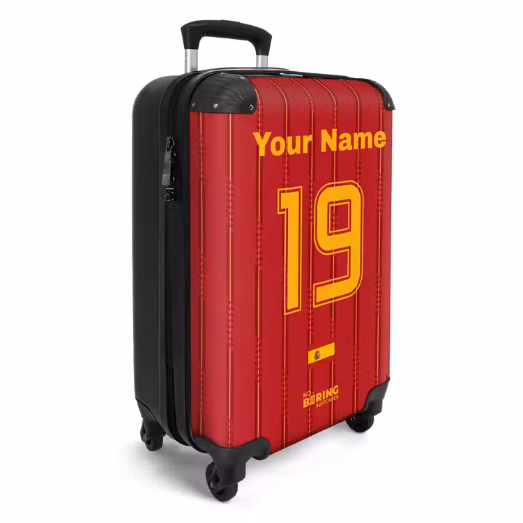 Suitcase with name - Spain home jersey — 4