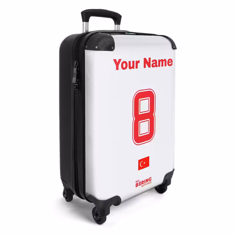 Suitcase with name - Turkey away jersey — 4