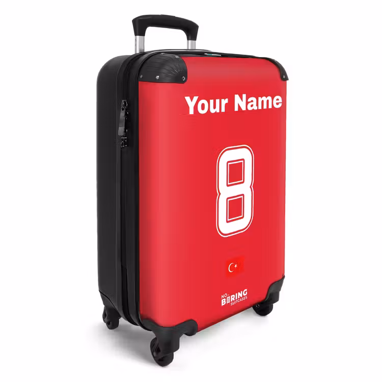 Suitcase with name - Turkey home jersey — 4