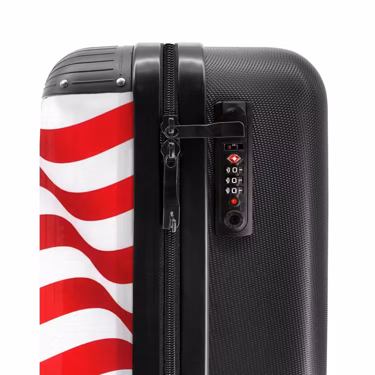 Suitcase with name - USA home jersey — 5
