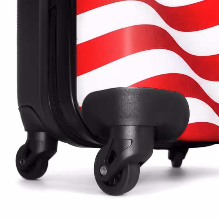 Suitcase with name - USA home jersey — 6