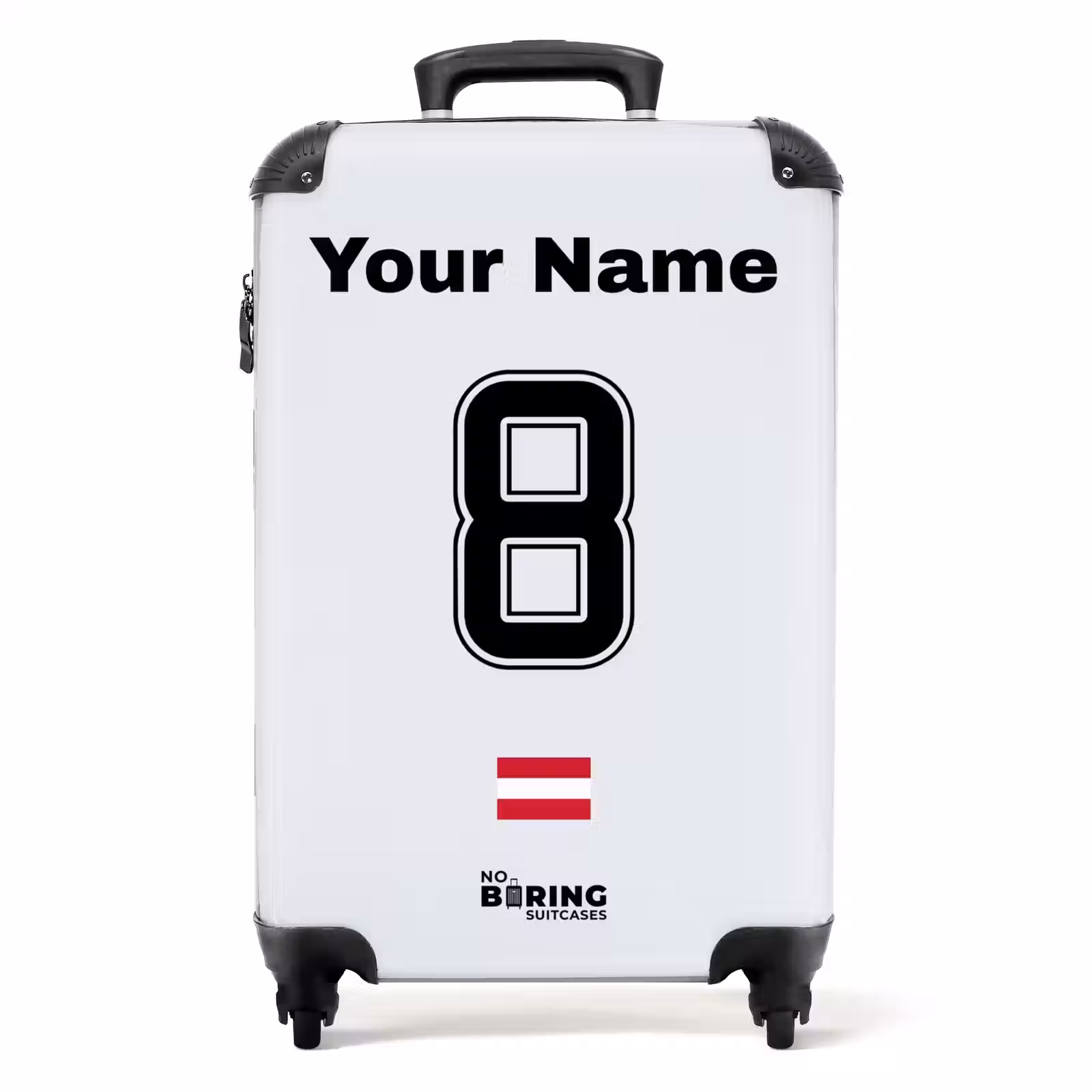 Suitcase with name - Austria away jersey — 1