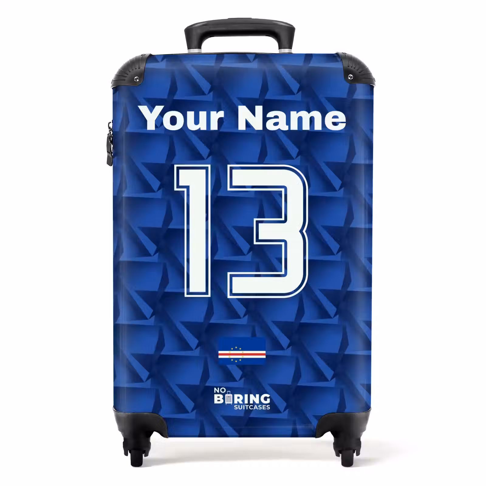 Suitcase with name - Cape Verde home jersey — 1