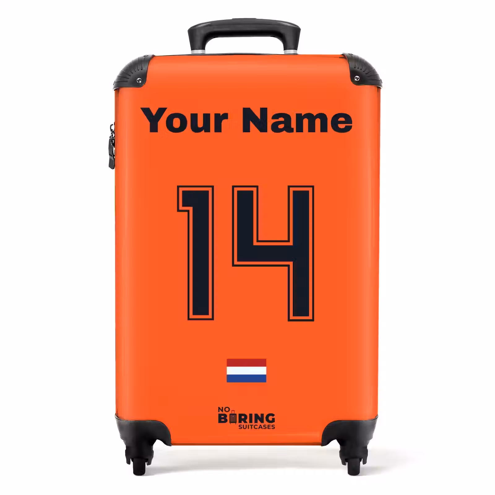 Suitcase with name - Netherlands home jersey — 1