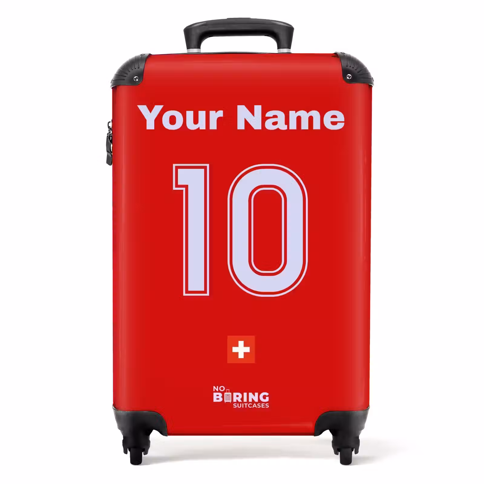 Suitcase with name - Switzerland home jersey — 1