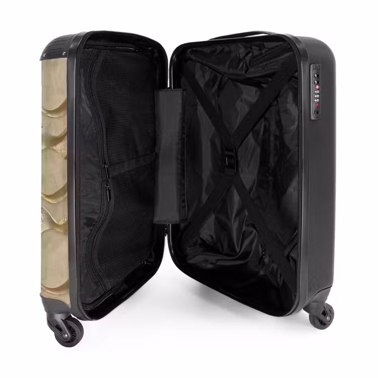 Suitcase - Waves - Pattern - Gold — 3